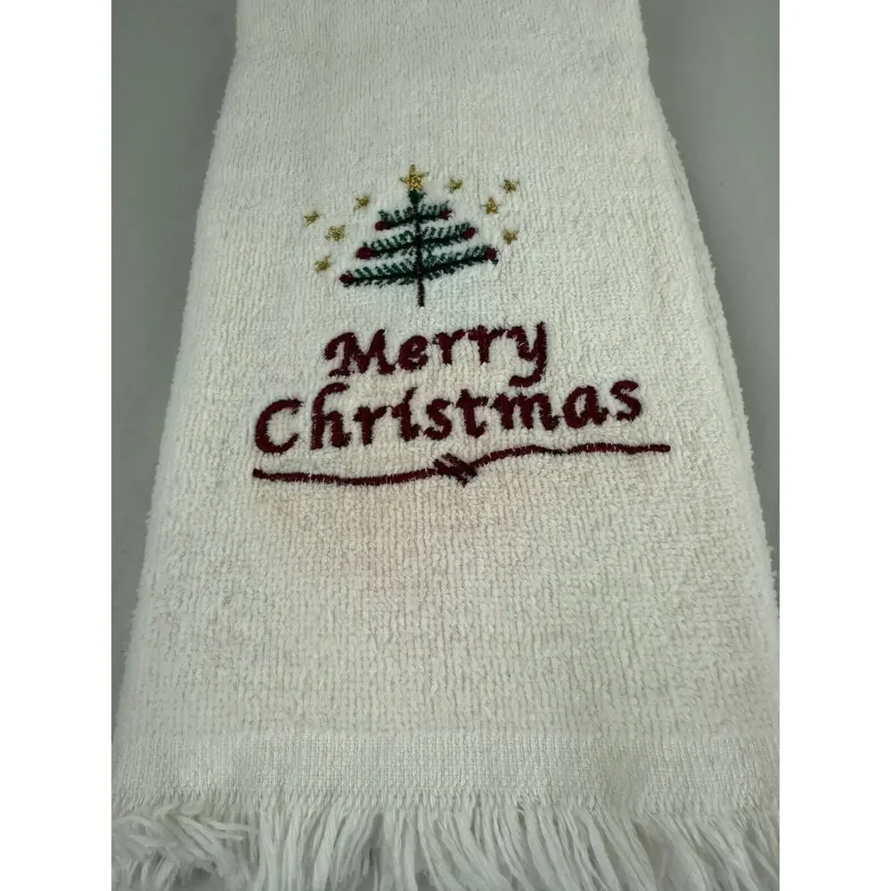 Christmas Towels 3 Hand Towels Merry Christmas Theme Season Bright Brand